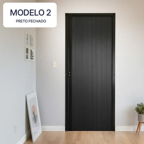 Porta Sanfonada Luxo - Ajustavel até 120 cm + BRINDE HOJE (Compre 1 Leve 2) 🔥Queima de Estoque🔥