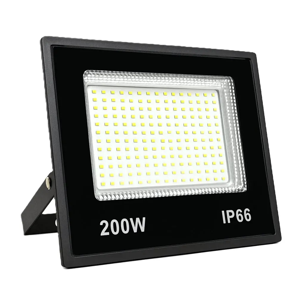 Refletor LED 200w Holofote SMD Branco Frio ATM Prova d'água